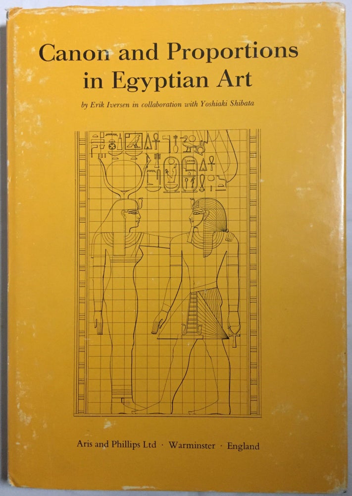 Item #M3731a Canon and proportion in Egyptian art. IVERSEN Erik.[newline]M3731a.jpg