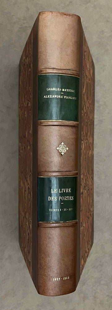 Item #M3733a Le livre des portes. Tome I (fasc. I, II & III), Tome II (fasc. I & II) and Tome III (Fasc. 1) (all published and complete set). PIANKOFF Alexandre.[newline]M3733a-00.jpeg