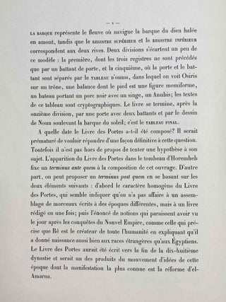 Le livre des portes. Tome I (fasc. I, II & III), Tome II (fasc. I & II) and Tome III (Fasc. 1) (all published and complete set)[newline]M3733a-04.jpeg