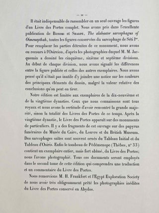 Le livre des portes. Tome I (fasc. I, II & III), Tome II (fasc. I & II) and Tome III (Fasc. 1) (all published and complete set)[newline]M3733a-06.jpeg