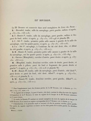 Le livre des portes. Tome I (fasc. I, II & III), Tome II (fasc. I & II) and Tome III (Fasc. 1) (all published and complete set)