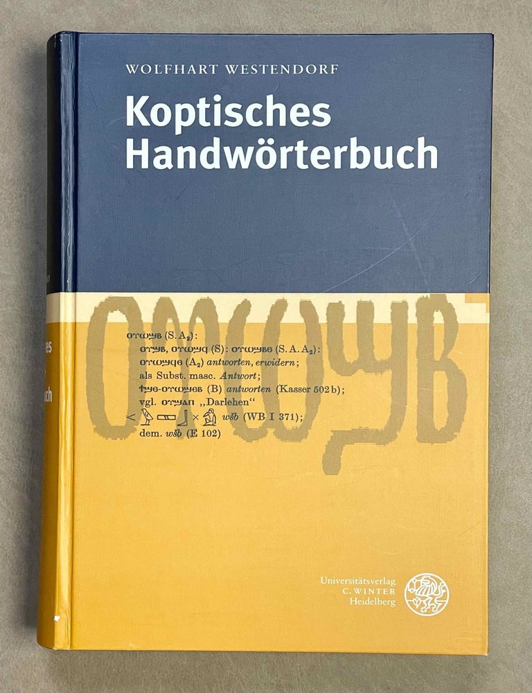 Item #M3734a Koptisches Handw&ouml;rterbuch. WESTENDORF Wolfhart.[newline]M3734a-00.jpeg