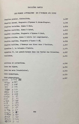 L'Hommage aux dieux sous l'ancien empire égyptien, d'après les textes des pyramides