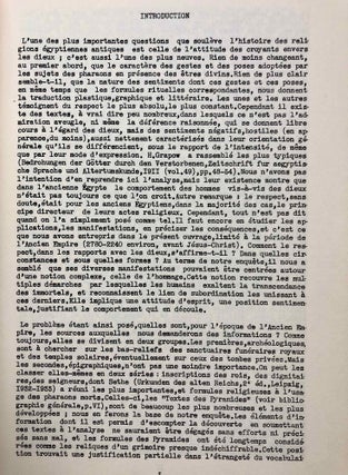 L'Hommage aux dieux sous l'ancien empire égyptien, d'après les textes des pyramides