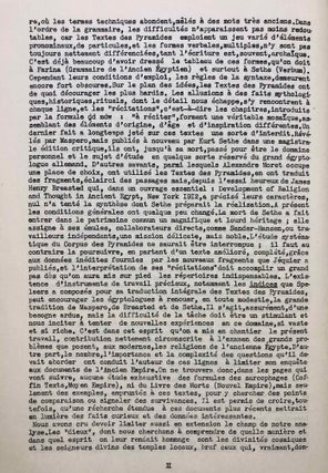 L'Hommage aux dieux sous l'ancien empire égyptien, d'après les textes des pyramides