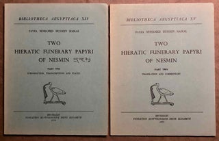 Item #M3746d Two hieratic funerary papyri of Nesmin. 2 volumes (complete set). HAIKAL Faiza M. H[newline]M3746d.jpg