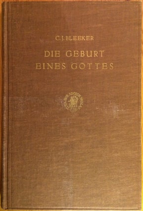 Item #M3755 Die Geburt eines Gottes. Eine Studie über den ägyptischen Gott Min und sein Fest....