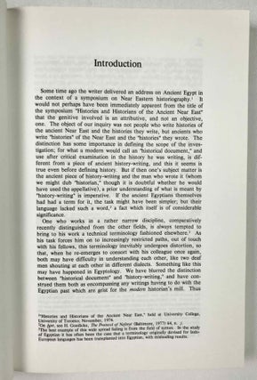 Pharaonic king-lists, annals and day-books