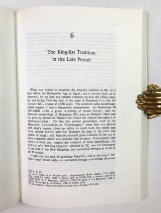 Pharaonic king-lists, annals and day-books