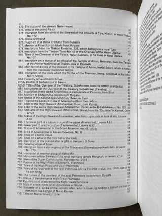 Egyptian historical records of the later 18th dynasty. Transl. by B. Cumming & B.G. Davies. 6 vols (complete set)[newline]M3759a-20.jpeg