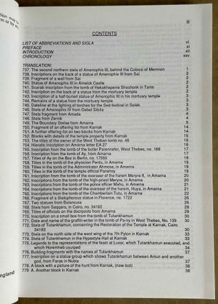 Egyptian historical records of the later 18th dynasty. Transl. by B. Cumming & B.G. Davies. 6 vols (complete set)[newline]M3759a-25.jpeg