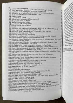 Egyptian historical records of the later 18th dynasty. Transl. by B. Cumming & B.G. Davies. 6 vols (complete set)[newline]M3759a-26.jpeg