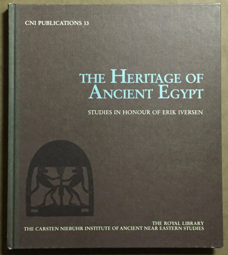 Item #M3761a The heritage of Ancient Egypt. Studies in honour of Erik Iversen. IVERSEN Erik, in honorem.[newline]M3761a.jpg