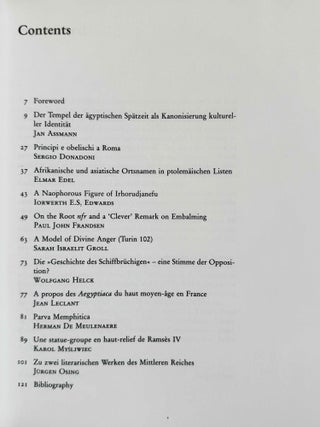The heritage of Ancient Egypt. Studies in honour of Erik Iversen.