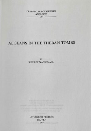 Aegeans in the Theban tombs