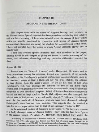 Aegeans in the Theban tombs
