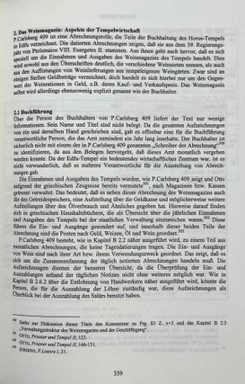 Aus der Buchhaltung des Weinmagazins im Edfu-Tempel. Der Demotische P. Carlsberg 409. TEXT ONLY, without the plates. (The Carlsberg Papyri, vol. 9)[newline]M3819b-05.jpeg