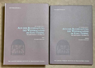 Item #M3819d Aus der Buchhaltung des Weinmagazins im Edfu-Tempel. Der Demotische P. Carlsberg...