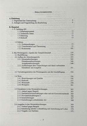 Aus der Buchhaltung des Weinmagazins im Edfu-Tempel. Der Demotische P. Carlsberg 409. 2 volumes (complete set) (The Carlsberg Papyri, vol. 9)[newline]M3819d-03.jpeg