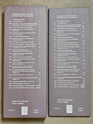 Aus der Buchhaltung des Weinmagazins im Edfu-Tempel. Der Demotische P. Carlsberg 409. 2 volumes (complete set) (The Carlsberg Papyri, vol. 9)