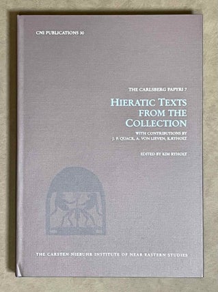 Item #M3820b Hieratic Texts from the Collection (The Carlsberg Papyri, vol. 7). RYHOLT Kim[newline]M3820b-00.jpeg