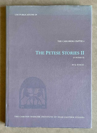 Item #M3821f The Petese Stories II (The Carlsberg Papyri, vol. 6). RYHOLT Kim[newline]M3821f-00.jpeg