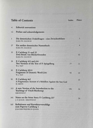 A Miscellany of Demotic Texts and Studies (The Carlsberg Papyri, vol. 3)[newline]M3827b-02.jpeg