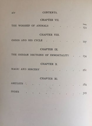 Religion of the Ancient Egyptians
