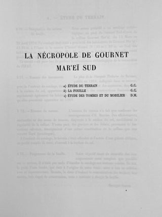 Deir el-Médineh. 1970. Fouilles conduites par G. Castel. Fascicule II : Gournet Mar'ei sud
