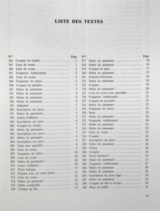 Les ostraca grecs de Douch (O. Douch). Fascicule 1 (1-57). Fascicule 2 (58-183). Fascicule 3 (184-355). Fascicule 4 (356-505). Fascicule 5 (506-639) (complete set)[newline]M3868a-19.jpeg
