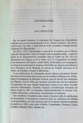 Cinquante ans d'orientalisme en France (1922-1972). L'égyptologie. (Extrait du Journal Asiatique)[newline]M3869-01.jpeg