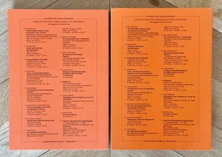 Hieratische Paläographie der nicht-literarischen Ostraka der 19. und 20. Dynastie Teil 1: Text. Teil 2: Tafeln (complete set)