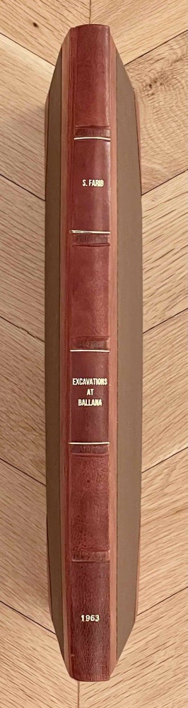 Item #M3879 Excavations at Ballana 1958-1959. FARID Shafik - HASSAN Selim.[newline]M3879-00.jpeg