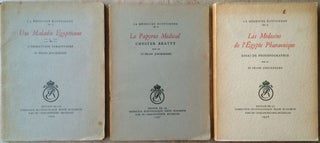 Item #M3880 La Médecine Egyptienne. 1: Une Maladie Egyptienne. L'hématurie parasitaire. 2:...