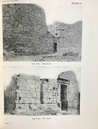 University of Pennsylvania, the Eckley B. Coxe Junior Expedition to Nubia, 8 volumes (complete set). Vol. I: Areika. Vol. II: Churches in Lower Nubia. Vol. III & IV: Karanog, the Romano-Nubian cemetery, text & plates. Vol. V: Karanog, the town. Vol. VI: Karanog, the meroitic inscriptions of Shablûl and Karanog. Vol. VII: Buhen, text. Vol. VIII: Buhen, plates.[newline]M3886c-37.jpg