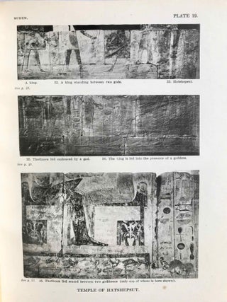University of Pennsylvania, the Eckley B. Coxe Junior Expedition to Nubia, 8 volumes (complete set). Vol. I: Areika. Vol. II: Churches in Lower Nubia. Vol. III & IV: Karanog, the Romano-Nubian cemetery, text & plates. Vol. V: Karanog, the town. Vol. VI: Karanog, the meroitic inscriptions of Shablûl and Karanog. Vol. VII: Buhen, text. Vol. VIII: Buhen, plates.[newline]M3886c-52.jpg