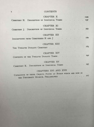 Buhen. Vol. I: Text. Vol. II: Plates (complete set).