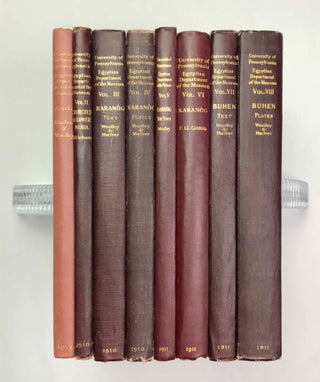 Item #M3886f University of Pennsylvania, the Eckley B. Coxe Junior Expedition to Nubia, 8 volumes...[newline]M3886f-00.jpeg
