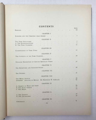 University of Pennsylvania, the Eckley B. Coxe Junior Expedition to Nubia, 8 volumes (complete set). Vol. I: Areika. Vol. II: Churches in Lower Nubia. Vol. III & IV: Karanog, the Romano-Nubian cemetery, text & plates. Vol. V: Karanog, the town. Vol. VI: Karanog, the meroitic inscriptions of Shablûl and Karanog. Vol. VII: Buhen, text. Vol. VIII: Buhen, plates.