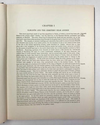 University of Pennsylvania, the Eckley B. Coxe Junior Expedition to Nubia, 8 volumes (complete set). Vol. I: Areika. Vol. II: Churches in Lower Nubia. Vol. III & IV: Karanog, the Romano-Nubian cemetery, text & plates. Vol. V: Karanog, the town. Vol. VI: Karanog, the meroitic inscriptions of Shablûl and Karanog. Vol. VII: Buhen, text. Vol. VIII: Buhen, plates.