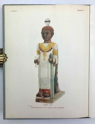 University of Pennsylvania, the Eckley B. Coxe Junior Expedition to Nubia, 8 volumes (complete set). Vol. I: Areika. Vol. II: Churches in Lower Nubia. Vol. III & IV: Karanog, the Romano-Nubian cemetery, text & plates. Vol. V: Karanog, the town. Vol. VI: Karanog, the meroitic inscriptions of Shablûl and Karanog. Vol. VII: Buhen, text. Vol. VIII: Buhen, plates.