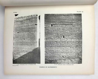 University of Pennsylvania, the Eckley B. Coxe Junior Expedition to Nubia, 8 volumes (complete set). Vol. I: Areika. Vol. II: Churches in Lower Nubia. Vol. III & IV: Karanog, the Romano-Nubian cemetery, text & plates. Vol. V: Karanog, the town. Vol. VI: Karanog, the meroitic inscriptions of Shablûl and Karanog. Vol. VII: Buhen, text. Vol. VIII: Buhen, plates.