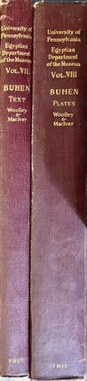 Item #M3886g Buhen. Vol. I: Text. Vol. II: Plates (complete set). RANDALL-MACIVER David - WOOLLEY...