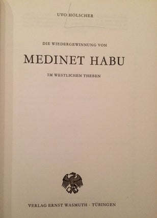 Die Wiedergewinnung von Medinet Habu im westlichen Theben[newline]M3892-01.jpg