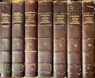 Item #M3897a Histoire de la nation égyptienne. 7 volumes (complete set). HANOTAUX Gabriel