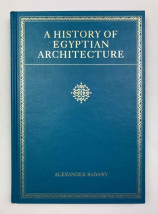 Item #M3900e A History of Egyptian Architecture. Vol. I: From the earliest times to the end of...