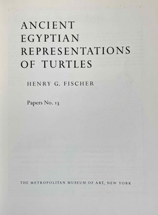 Ancient Egyptian Representations of Turtles[newline]M3901a-03.jpeg