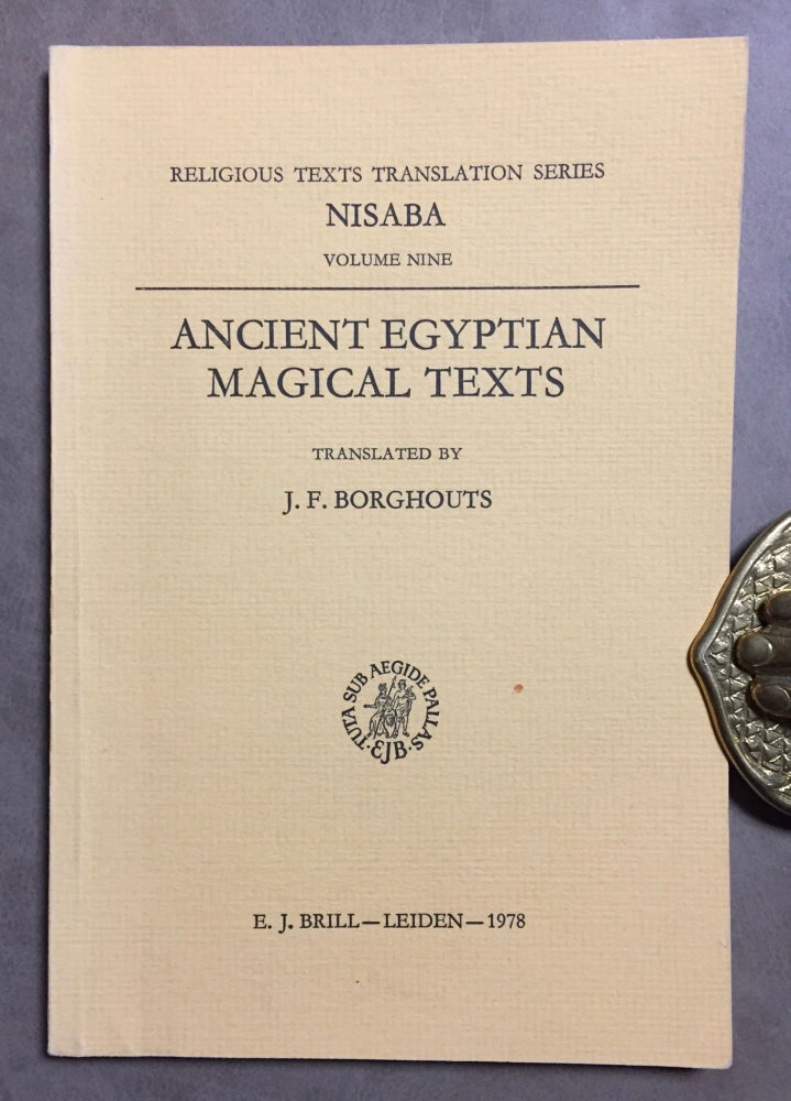 Item #M3905c Ancient Egyptian magical texts. BORGHOUTS Joris Frans.[newline]M3905c.jpg