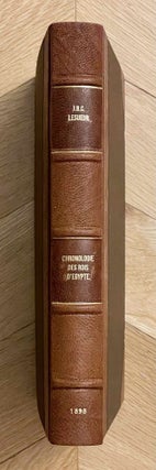 Item #M3913d Chronologie des rois d'Egypte. LESUEUR J. B. C[newline]M3913d-00.jpeg