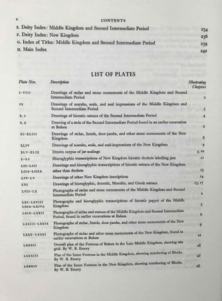 The fortress of Buhen. Vol. I: The archaeological report. Vol II: The inscriptions (complete set)[newline]M3917d-06.jpeg